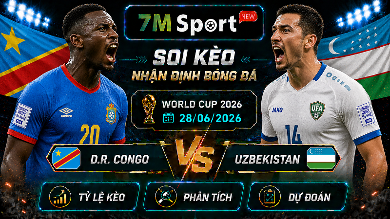 Đội hình dự kiến trước trận D.R. Congo vs Uzbekistan Đội hình dự kiến trước trận D.R. Congo vs Uzbekistan